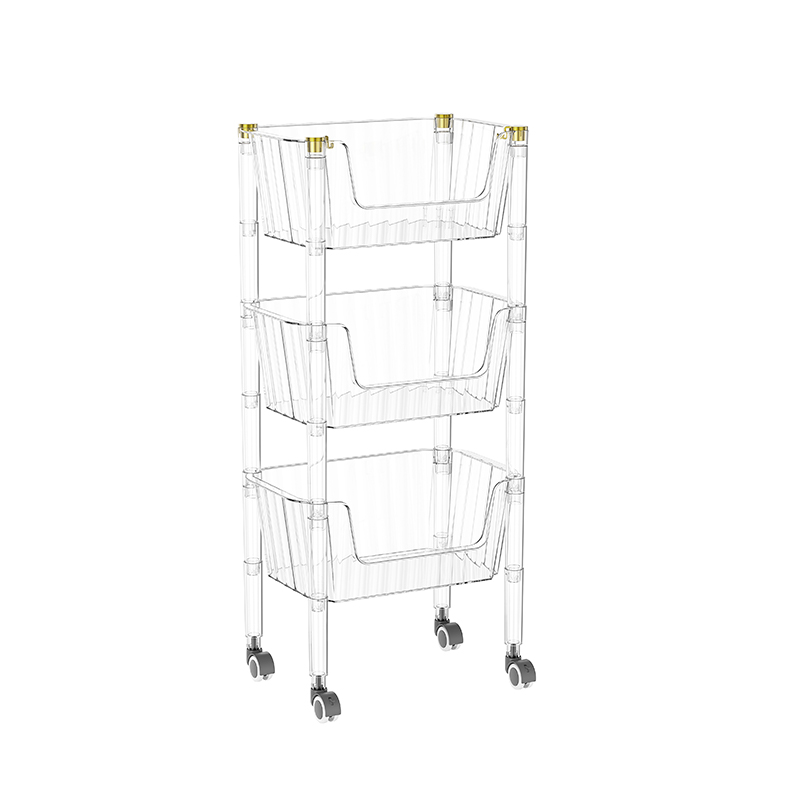 Cart de utilitate cu 3 sertare cu roți