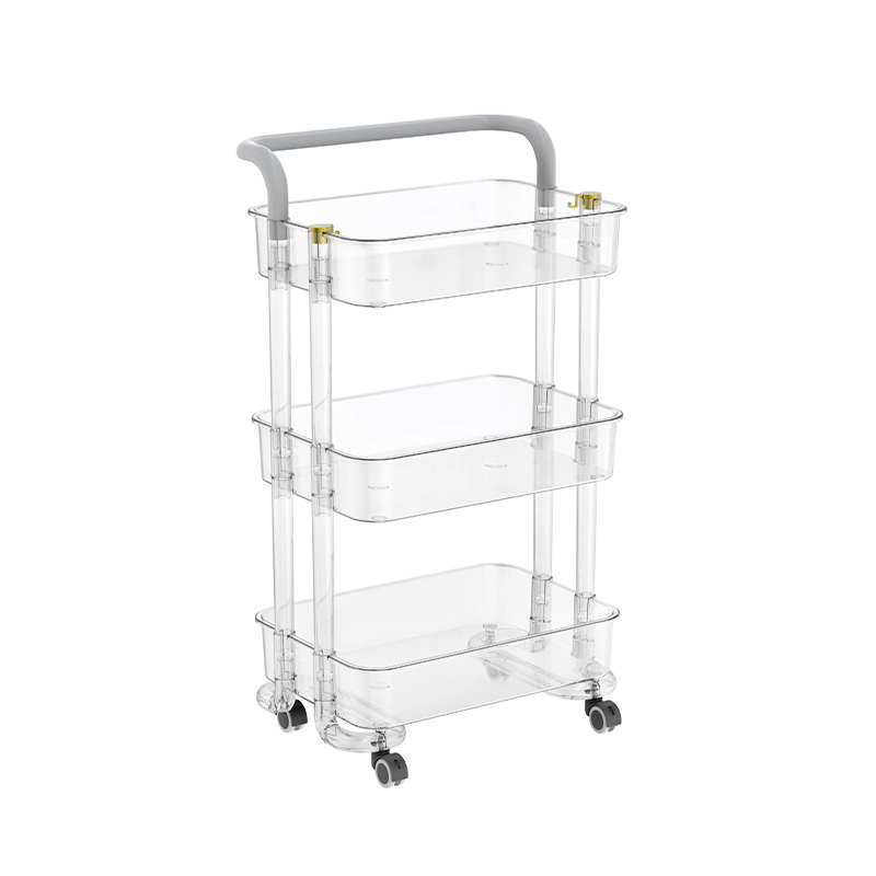 Pet de 3 niveluri PP ABS ABS Storage Organizator CART